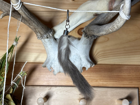 feral cat tail keychains