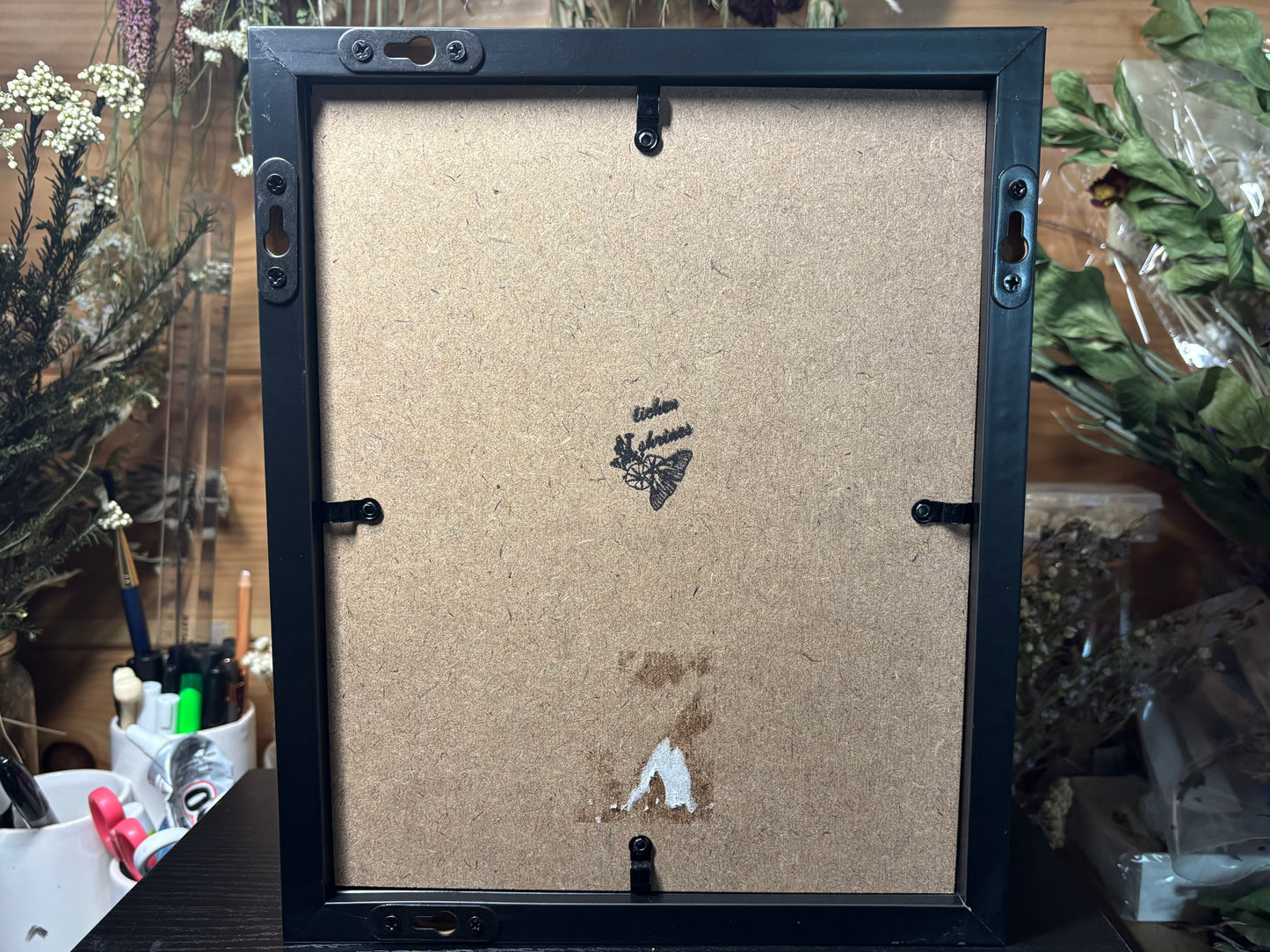 baby melanistic squirrel shrine frame