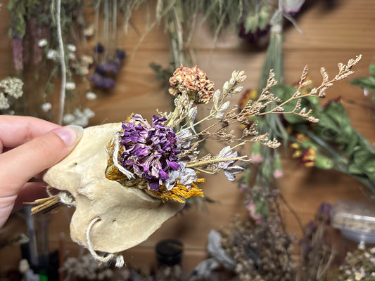 bone & mummified bouquets
