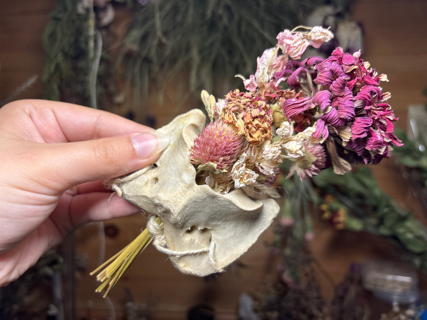 bone & mummified bouquets