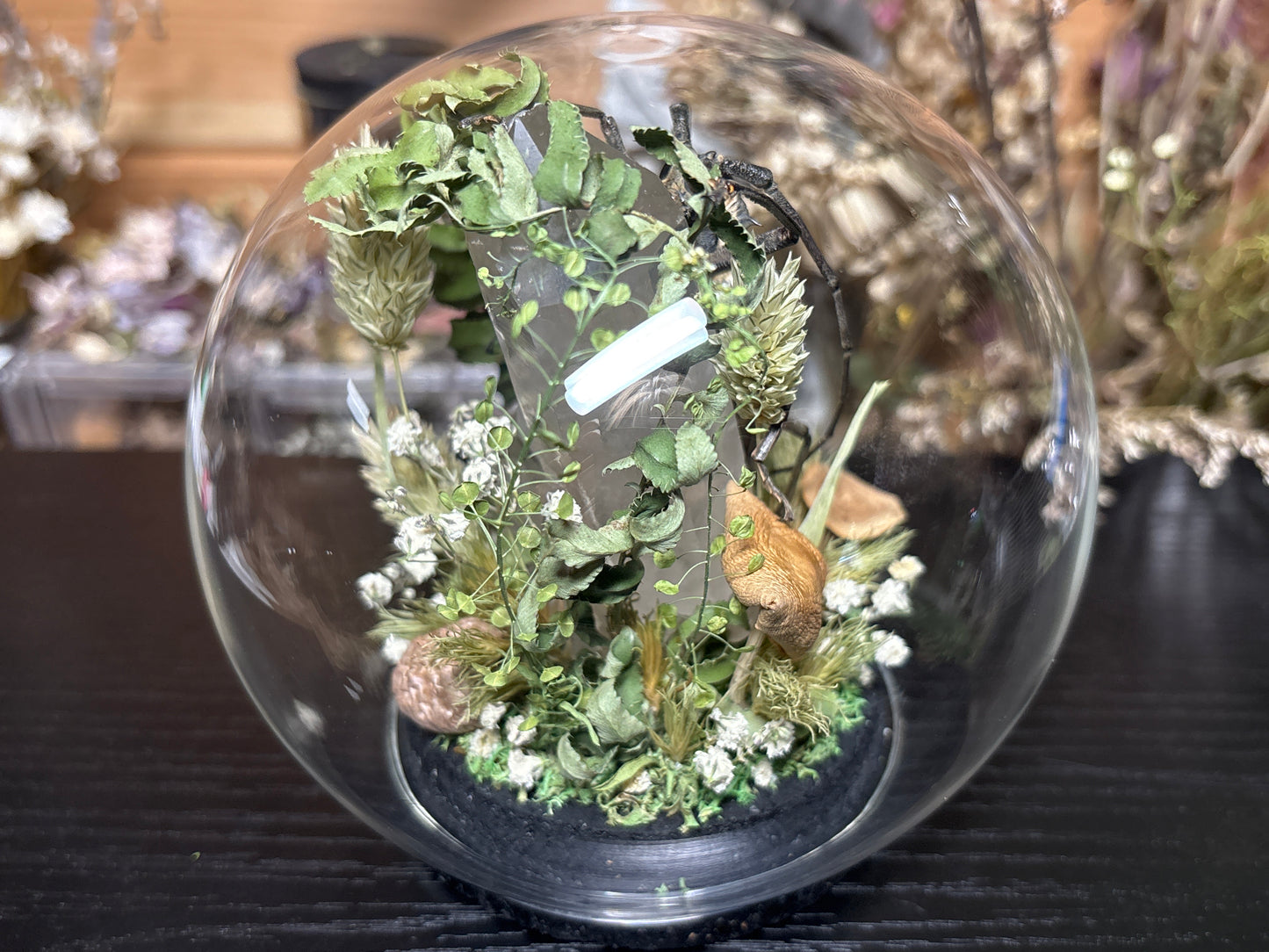 longhorn beetle globe cloche