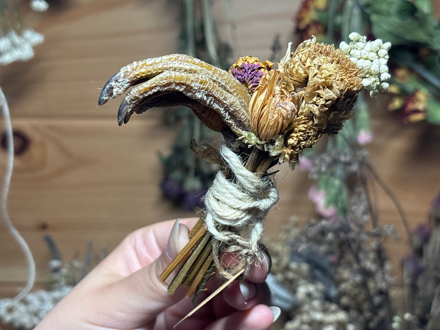 bone & mummified bouquets