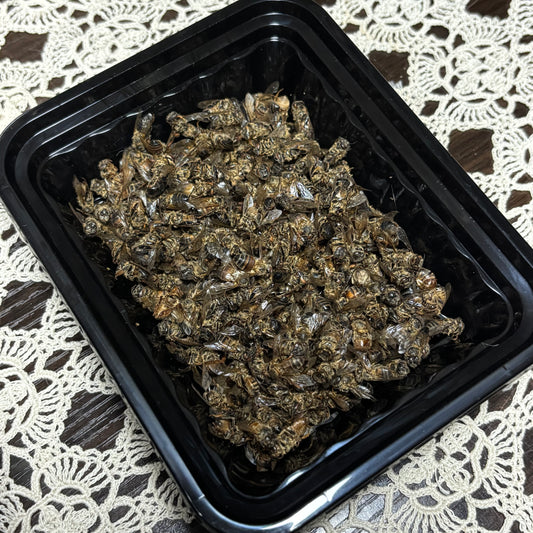 half cup dried honey bees
