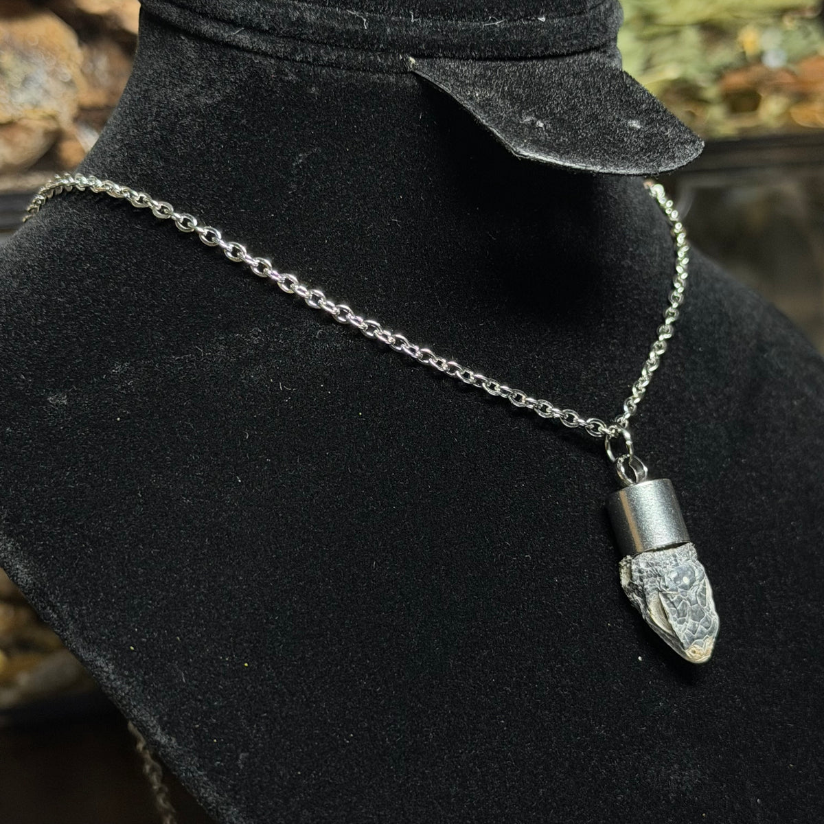 lizard head necklaces