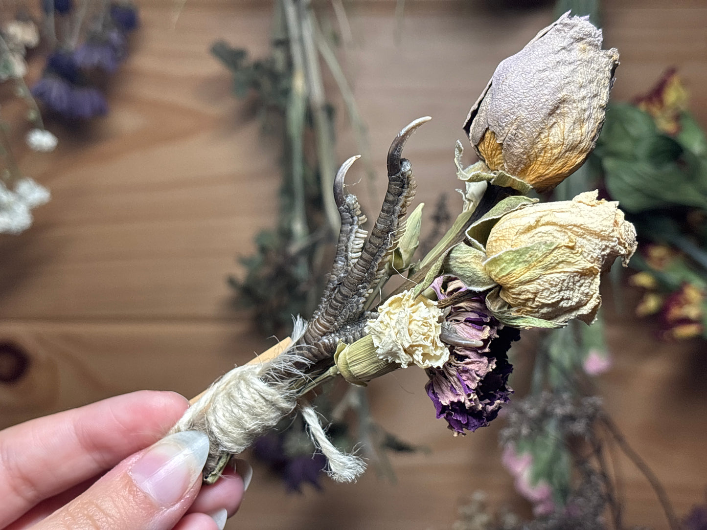 bone & mummified bouquets