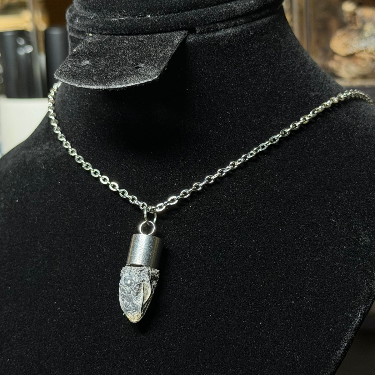 lizard head necklaces
