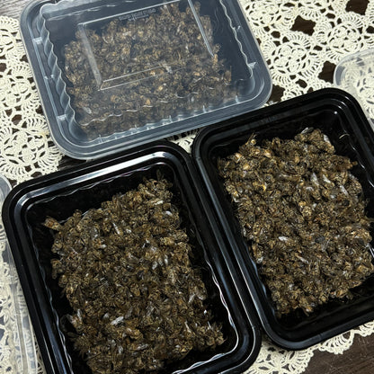 half cup dried honey bees