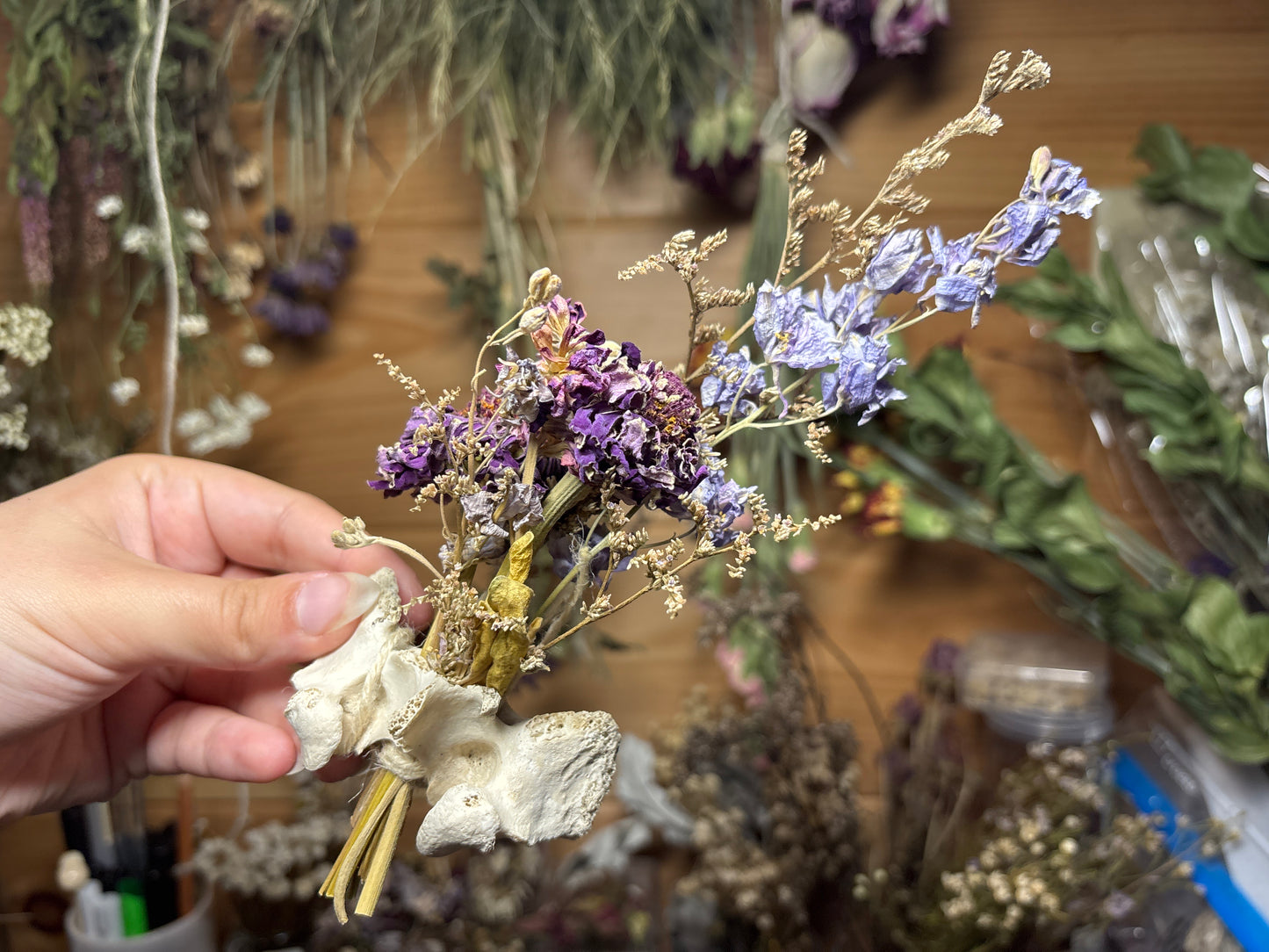 bone & mummified bouquets
