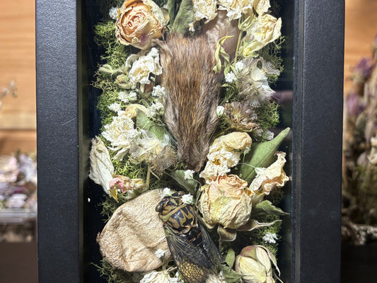 rat head garden shrine frame