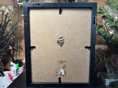baby melanistic squirrel shrine frame