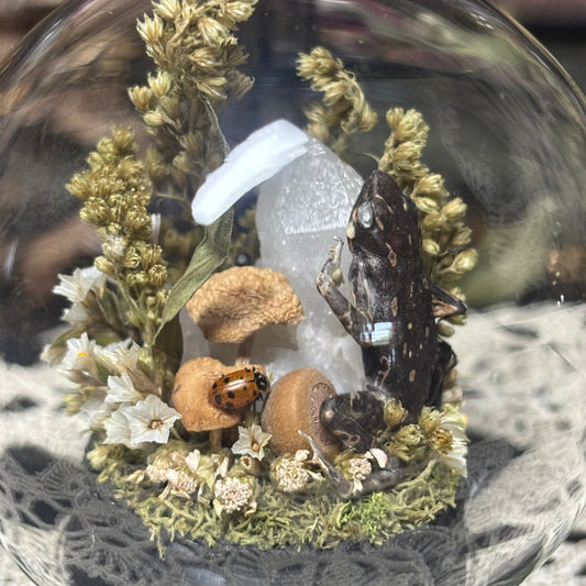 fire-bellied toad globe shrine