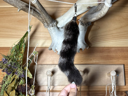 feral cat tail keychains