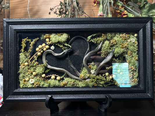 rough green snake shrine frame