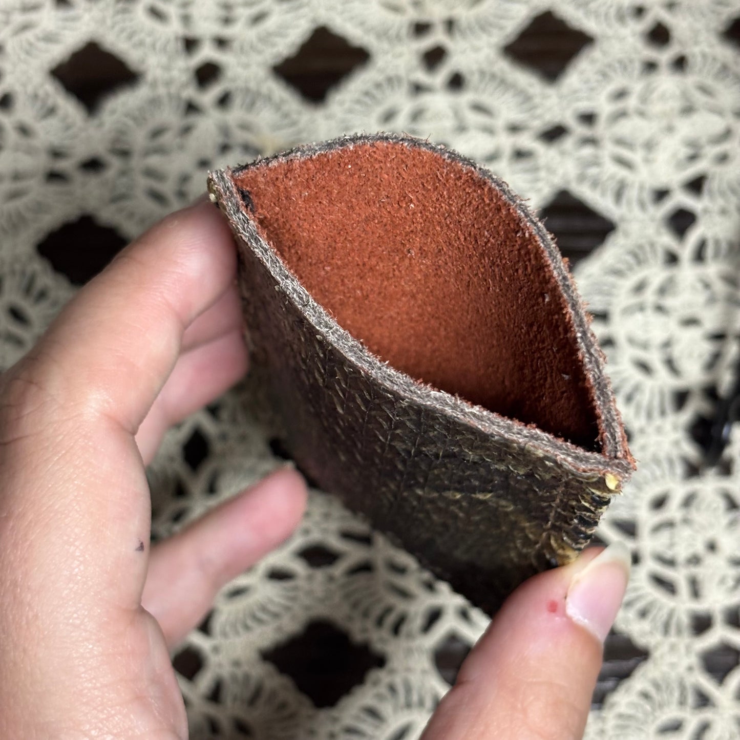 timber canebrake rattlesnake skin wares
